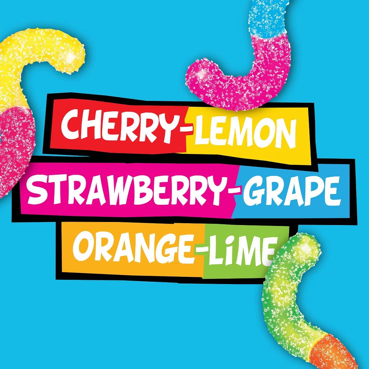 Trolli Sour Brite Candy Crawlers Gummi Worms – 28.8oz