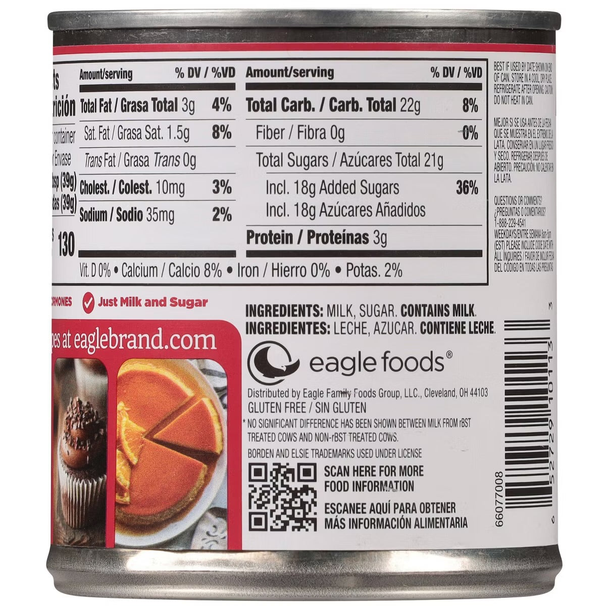 Borden Eagle Brand Sweetened Condensed Milk - 14oz