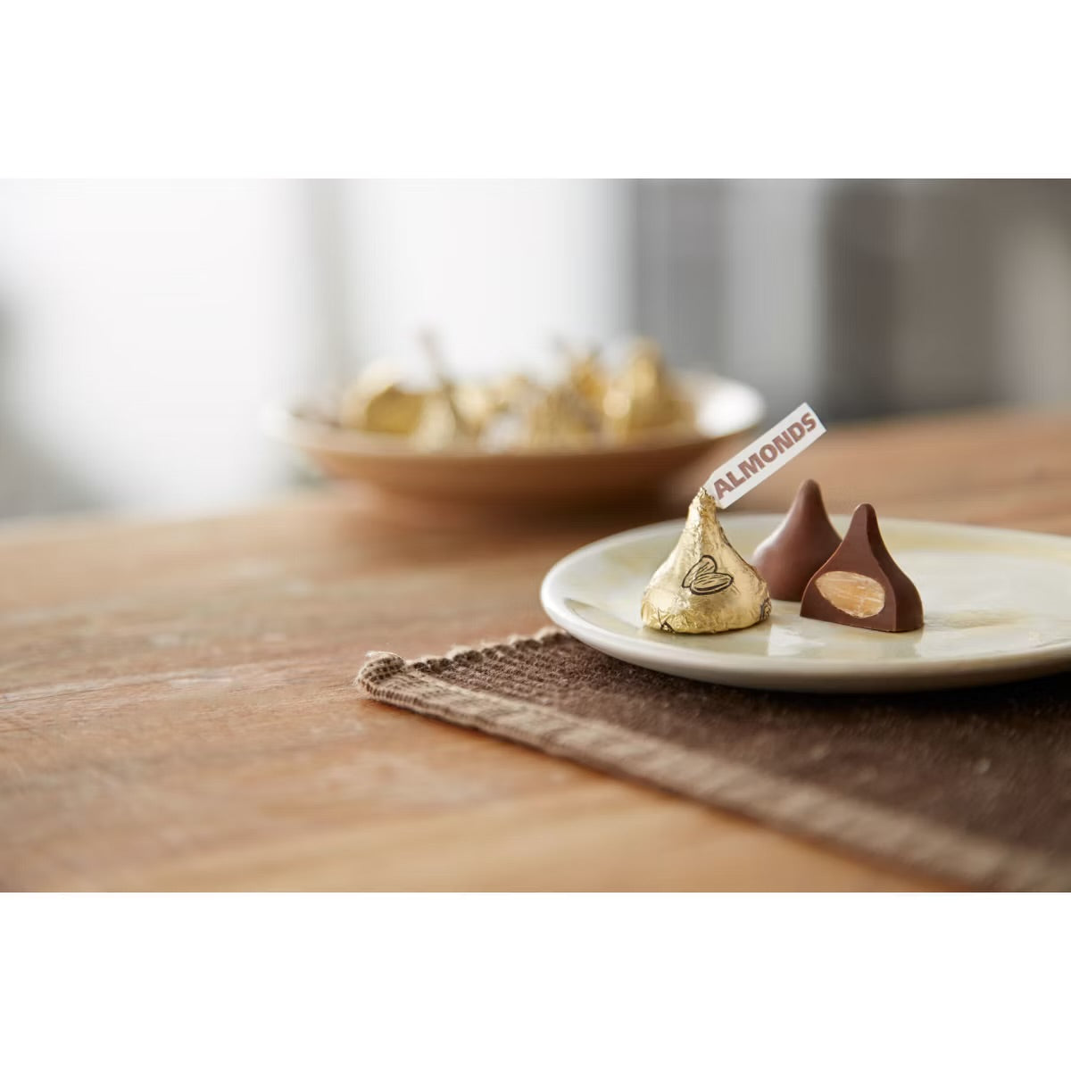 Hershey's Kisses Almond Chocolate Candy - 10oz