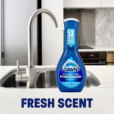 Dawn Platinum Powerwash Dishwashing Liquid Dish Soap Spray - Fresh - 16oz