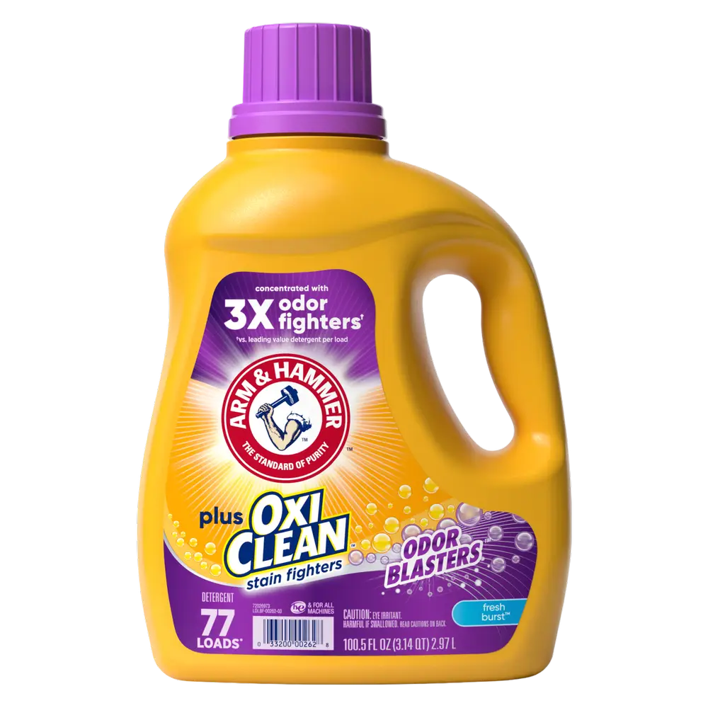 Arm & Hammer Plus OxiClean Odor Blasters Fresh Burst Liquid Laundry 100.5oz