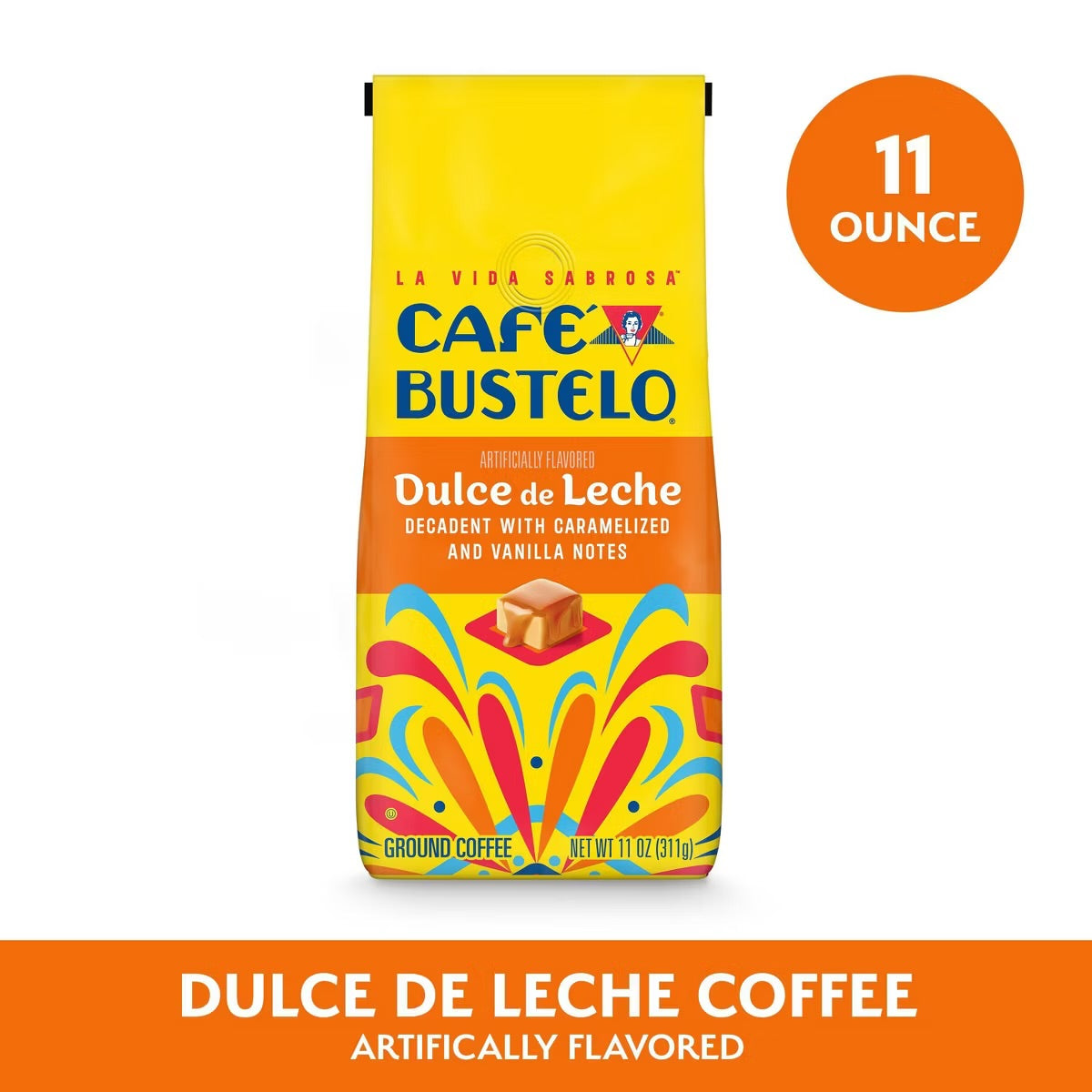 Cafe Bustelo Dulce de Leche Ground Coffee - 11oz