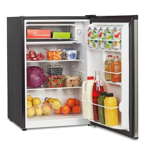 Cuisinart Mini Fridge 2.7 cu ft CCF-27: Compact Dorm Refrigerator, Stainless Steel, Energy Star Certified, Portable Design