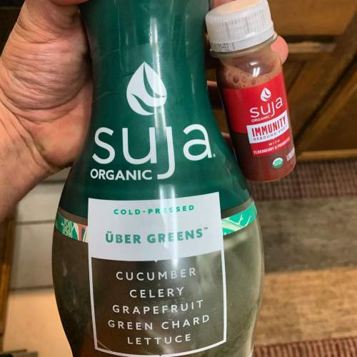 Suja Organic Uber Greens Cold Pressed Juice Drink - 46 fl oz Bottle