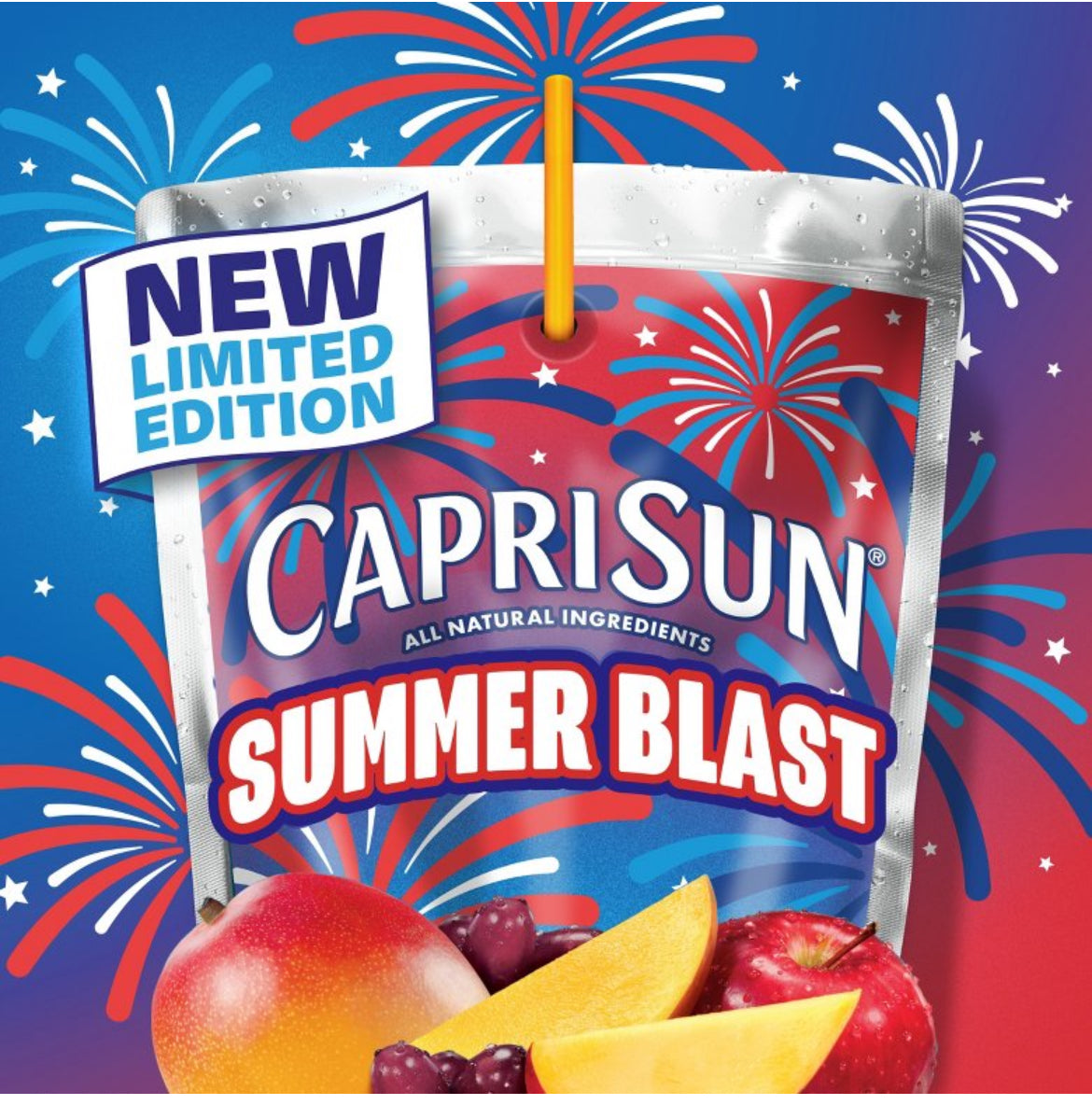 Capri Sun Summer Blast Passionfruit Mango Juice Boxes- 10pk/6 fl oz Pouches