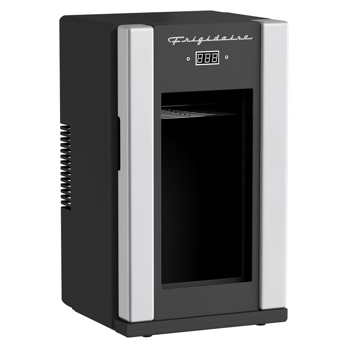 Frigidaire® 12.68-Qt./18-Cans/4-Wine-Bottles 40-Watt Retro Beverage Fridge with Temperature Control in Silver