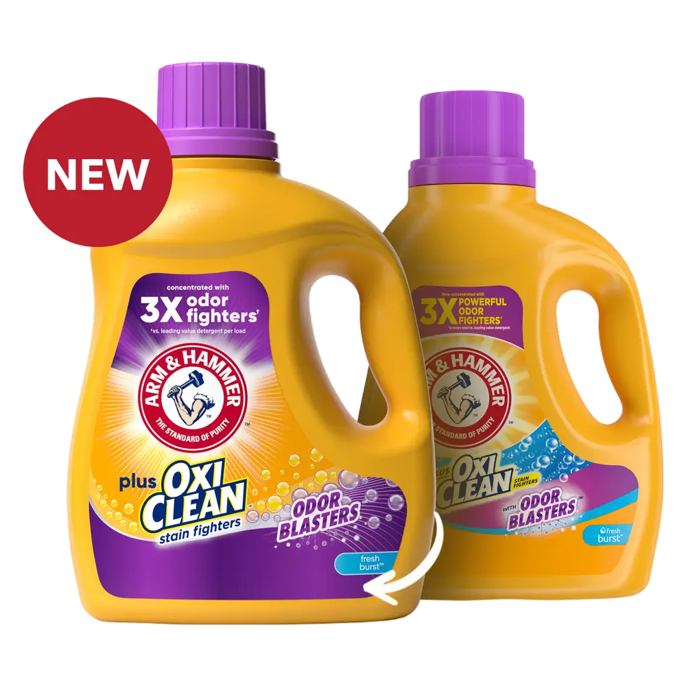 Arm & Hammer Plus OxiClean Odor Blasters Fresh Burst Liquid Laundry 100.5oz