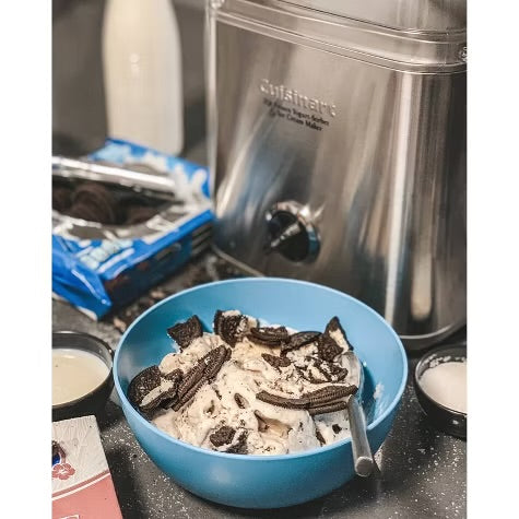 Cuisinart Pure Indulgence 2qt Frozen Yogurt-Sorbet & Ice Cream Maker - Chrome - ICE-30BCP1: BPA-Free, 25 Min Cycle