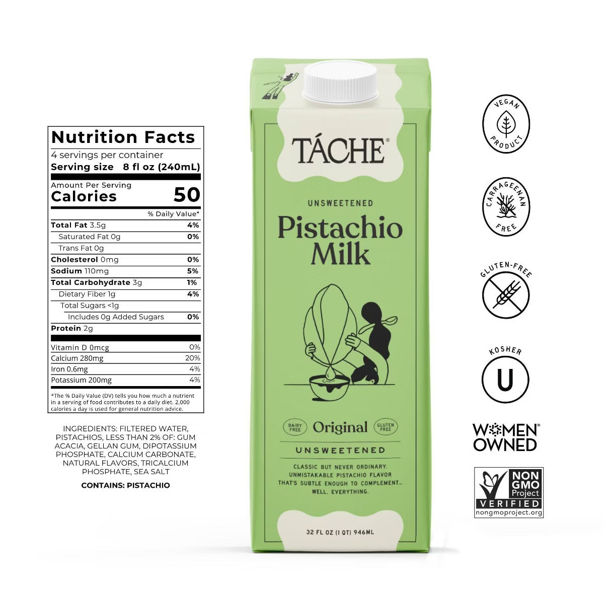Tache Non-Dairy Pistachio Milk