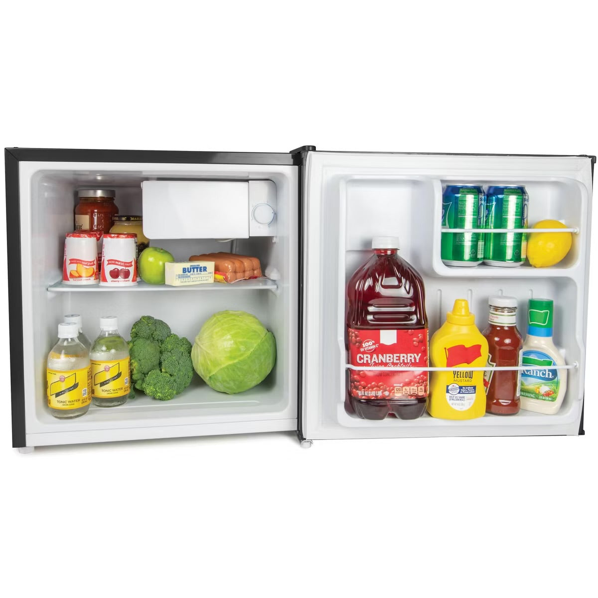 Igloo IRF16BK6A 1.6 Cu. Ft. Single Door Refrigerator with Freezer, Black