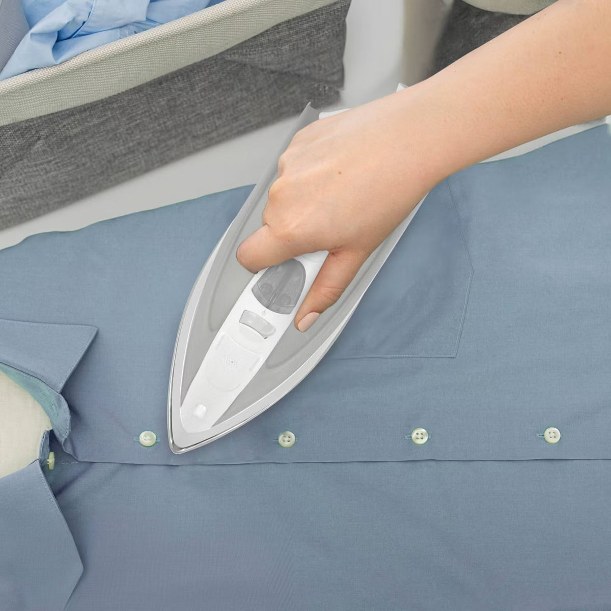Sunbeam 1200W Compact Steam Iron with Shot of Steam Feature
