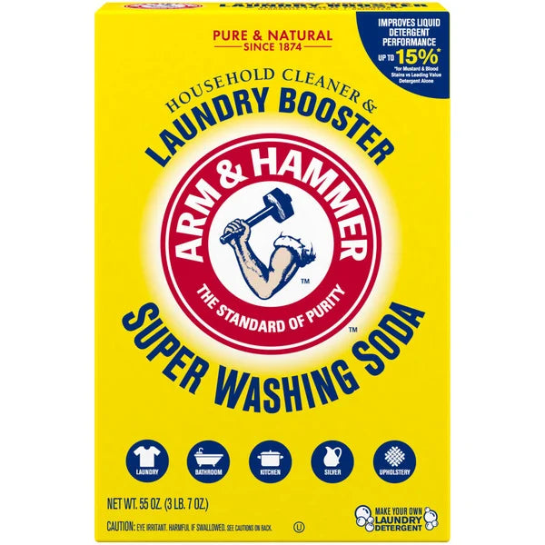 Arm & Hammer Super Washing Soda Detergent Booster & Household Cleaner