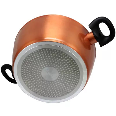 Eco Friendly Home Hummington 4.5 Quart Dutch Oven with Lid in Metallic Copper