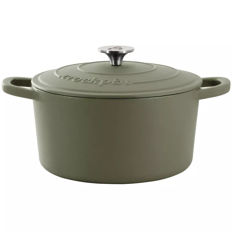Crockpot Artisan 7 Quart Matte Enameled Cast Iron Dutch Oven