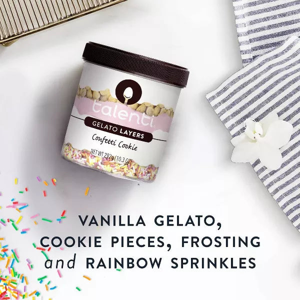 Talenti Gelato Layers Confetti Cookie - 10.3oz
