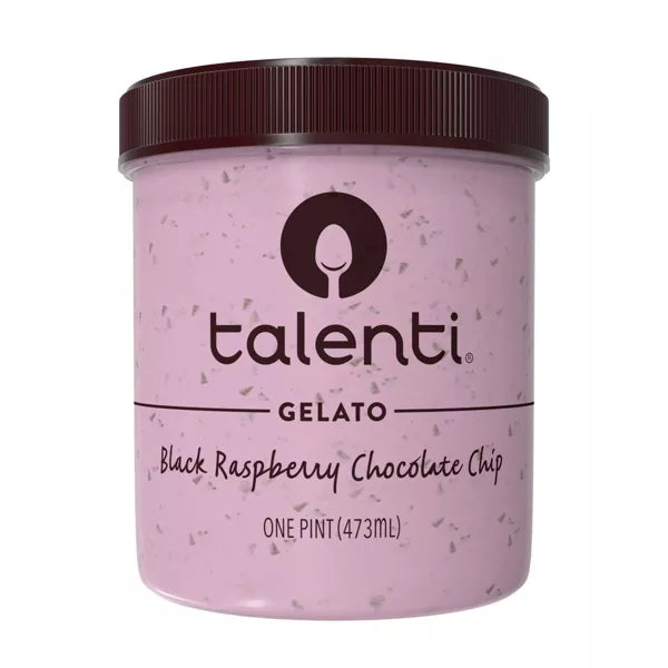 Talenti Black Raspberry Chocolate Chip Gelato - 16oz