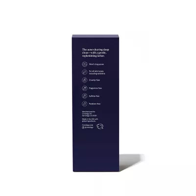 Curology Acne Cleanser, Gentle Clearing Face Wash 2.5% Benzoyl Peroxide Treatment - 5 fl oz