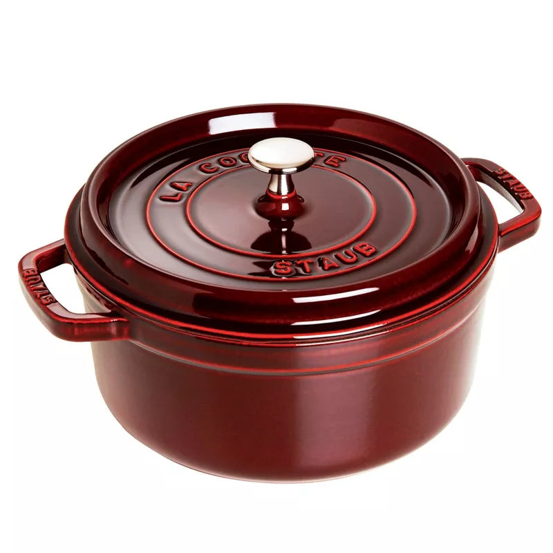 STAUB Cast Iron 5.5-qt Round Cocotte