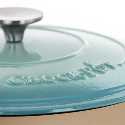 Crock-Pot Artisan 2 Piece 7 Quarts Enamled Cast Iron Dutch Oven