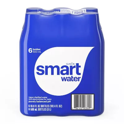 Smartwater Bottles - 6pk/16.9 fl oz