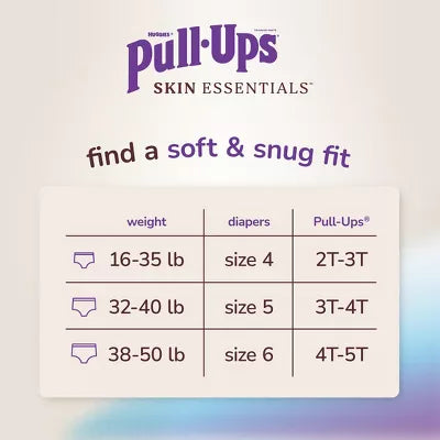 Pull-Ups Skin Essentials Boys' Disposable Training Pants 46ct 4T-5T