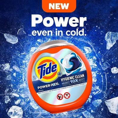 Tide Original Hygienic Clean HE Compatible Heavy Duty Power Pods Laundry Detergent Soap Pacs