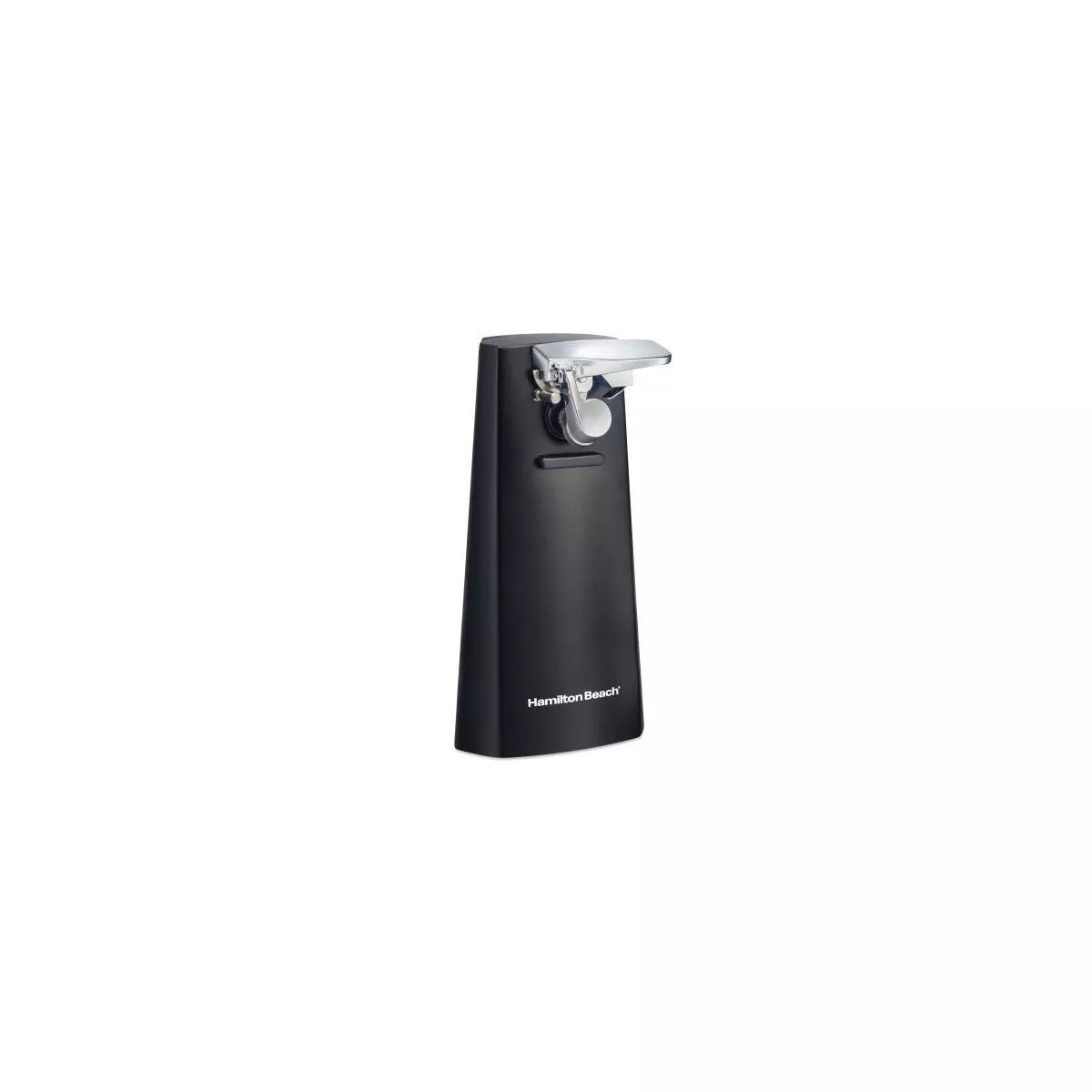 Hamilton Beach Black Can Opener 76702: Electric Freestanding Kitchen Tool, 1 Year Warranty, Spot Clean, 9" Height