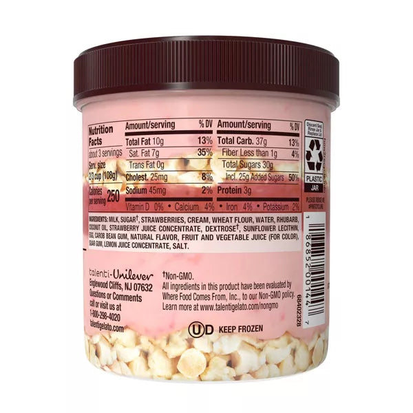 Talenti Gelato Layers Strawberry Shortcake - 10.5oz
