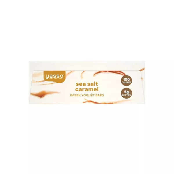 Yasso Frozen Greek Yogurt - Sea Salt Caramel Bars - 4ct