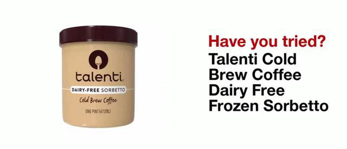 Talenti Cold Brew Coffee Dairy Free Frozen Sorbetto - 1pt