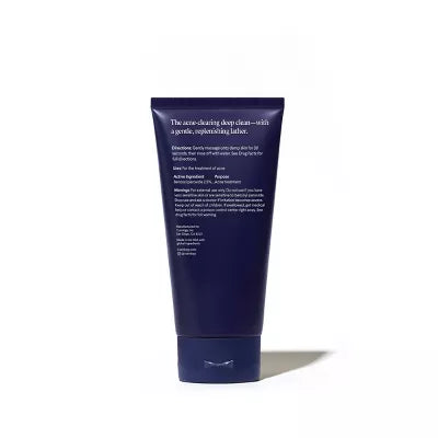 Curology Acne Cleanser, Gentle Clearing Face Wash 2.5% Benzoyl Peroxide Treatment - 5 fl oz