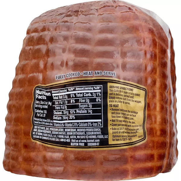Cure 81 Boneless Half Ham - 2-5.5lbs - price per lb