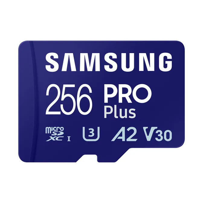 Samsung PRO Plus + Adapter 256GB MicroSDXC Memory Card