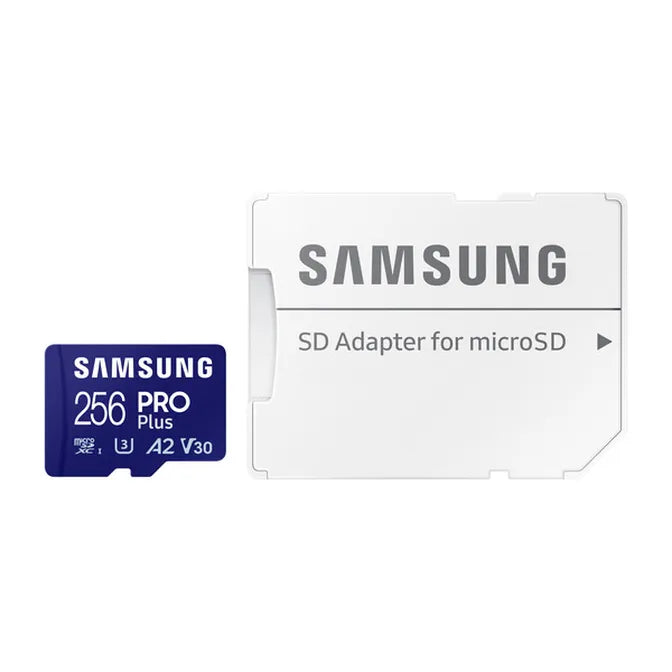 Samsung PRO Plus + Adapter 256GB MicroSDXC Memory Card