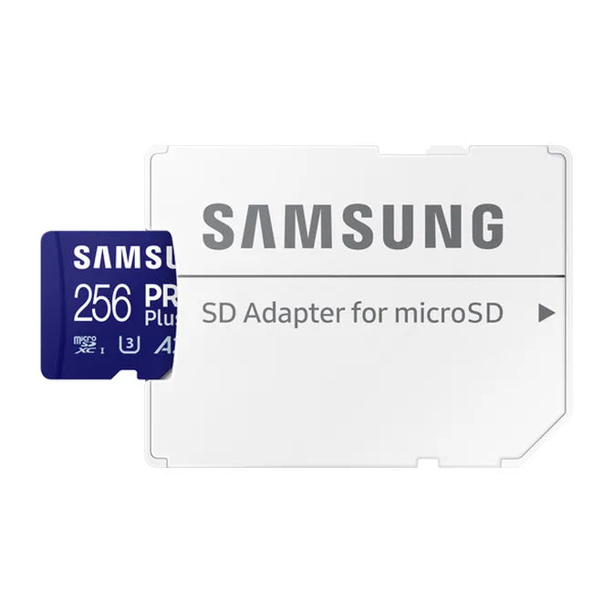 Samsung PRO Plus + Adapter 256GB MicroSDXC Memory Card