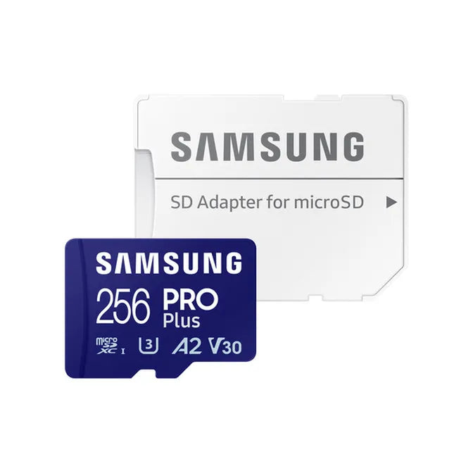 Samsung PRO Plus + Adapter 256GB MicroSDXC Memory Card
