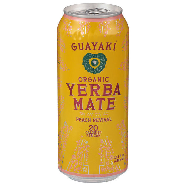 Guayakí Yerba Mate, Organic, Peach Revival