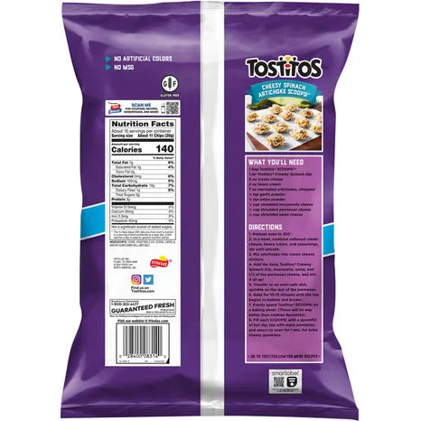 Tostitos Tortilla Chips, Original, Scoops, Party Size