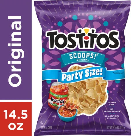 Tostitos Tortilla Chips, Original, Scoops, Party Size