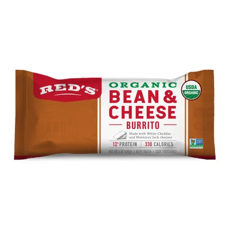 Red's Burrito, Organic, Bean & Cheese