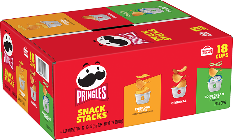 Pringles® Snack Stack Multipack, 3 Crisp Flavors