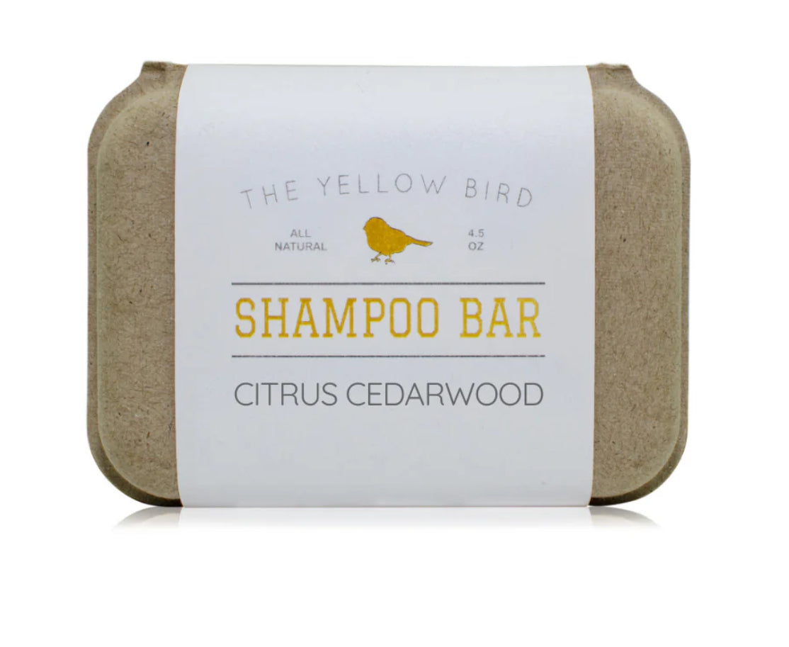 The yellow bird shampoos bars