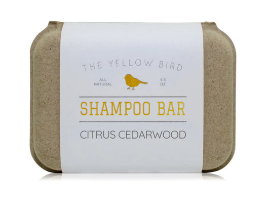 The yellow bird shampoos bars
