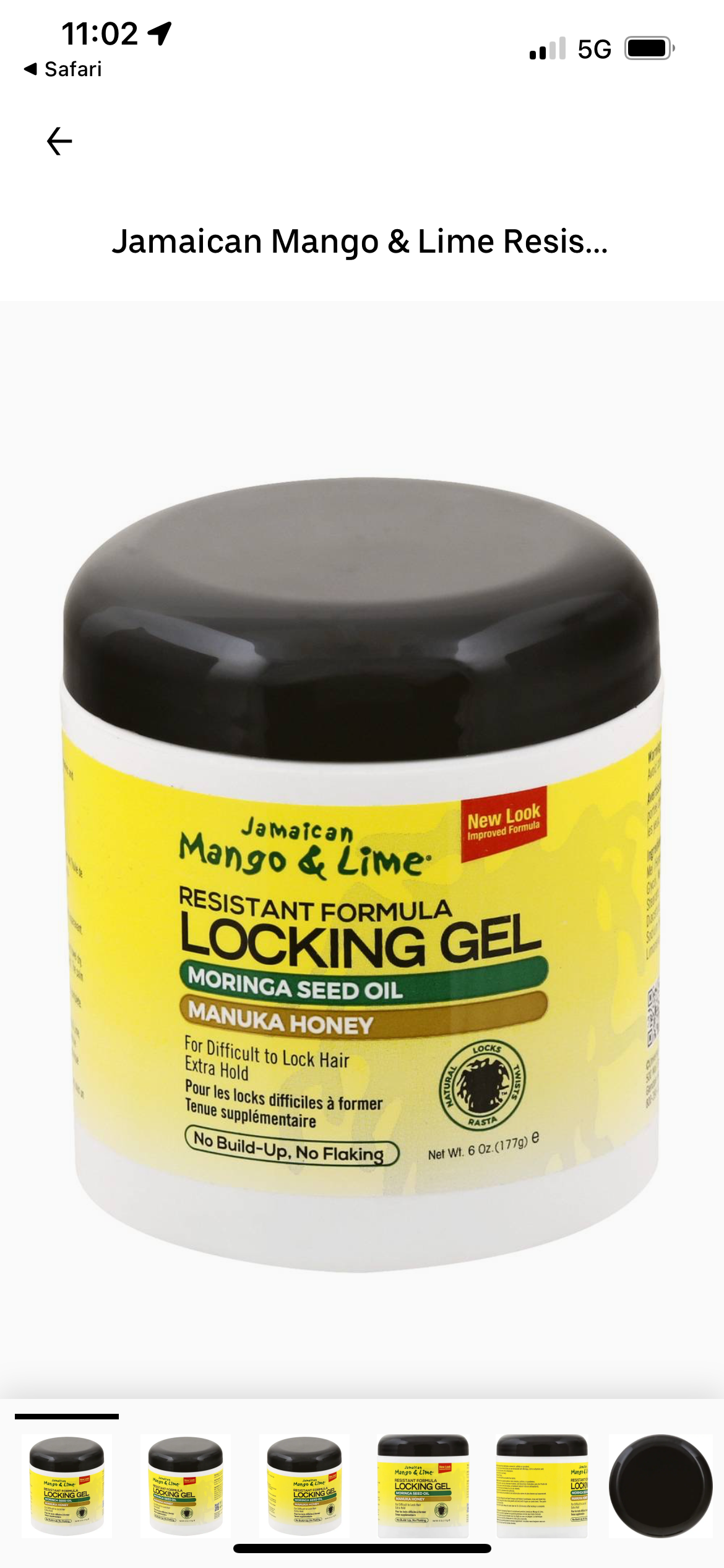 Jamaican mango & lime Resistant Formula Locking Gel (6 oz)