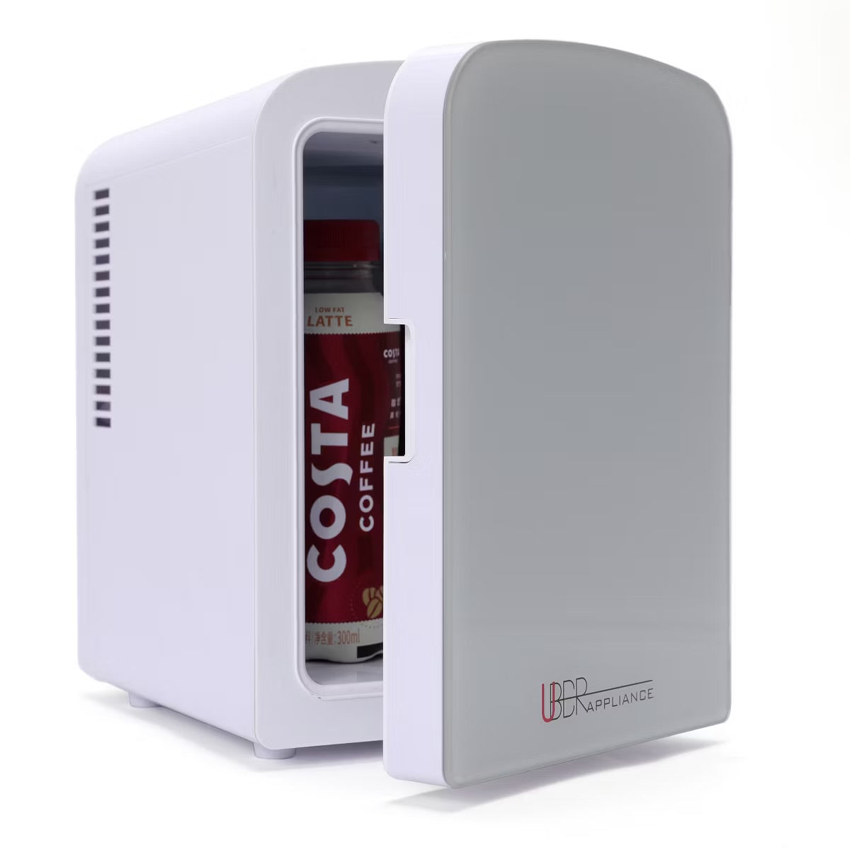 Uber Appliance Personal and Portable Mini Fridge with dry erase board and markers