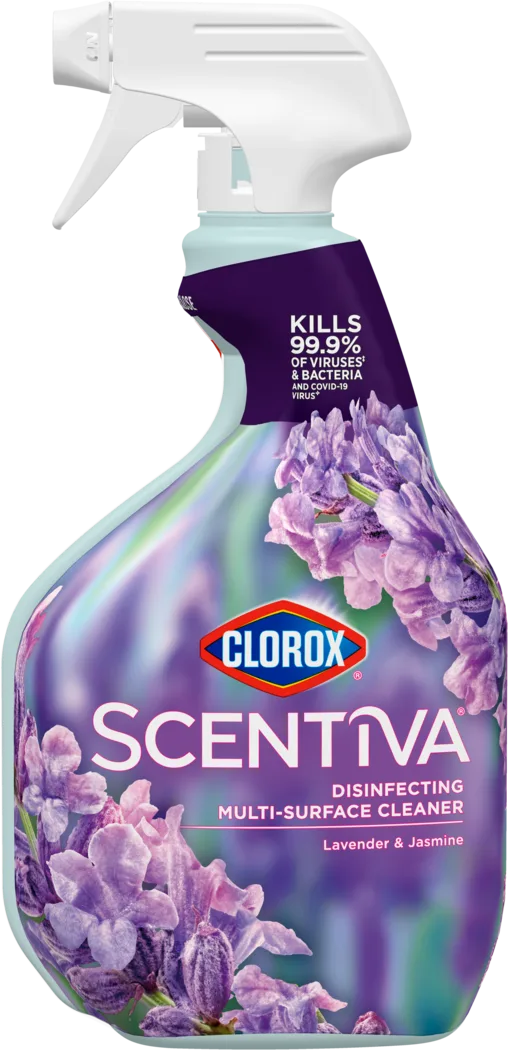 Clorox Scentiva Disinfecting Multi-Surface Cleaner Spray | Grapefruit & Orange Blossom