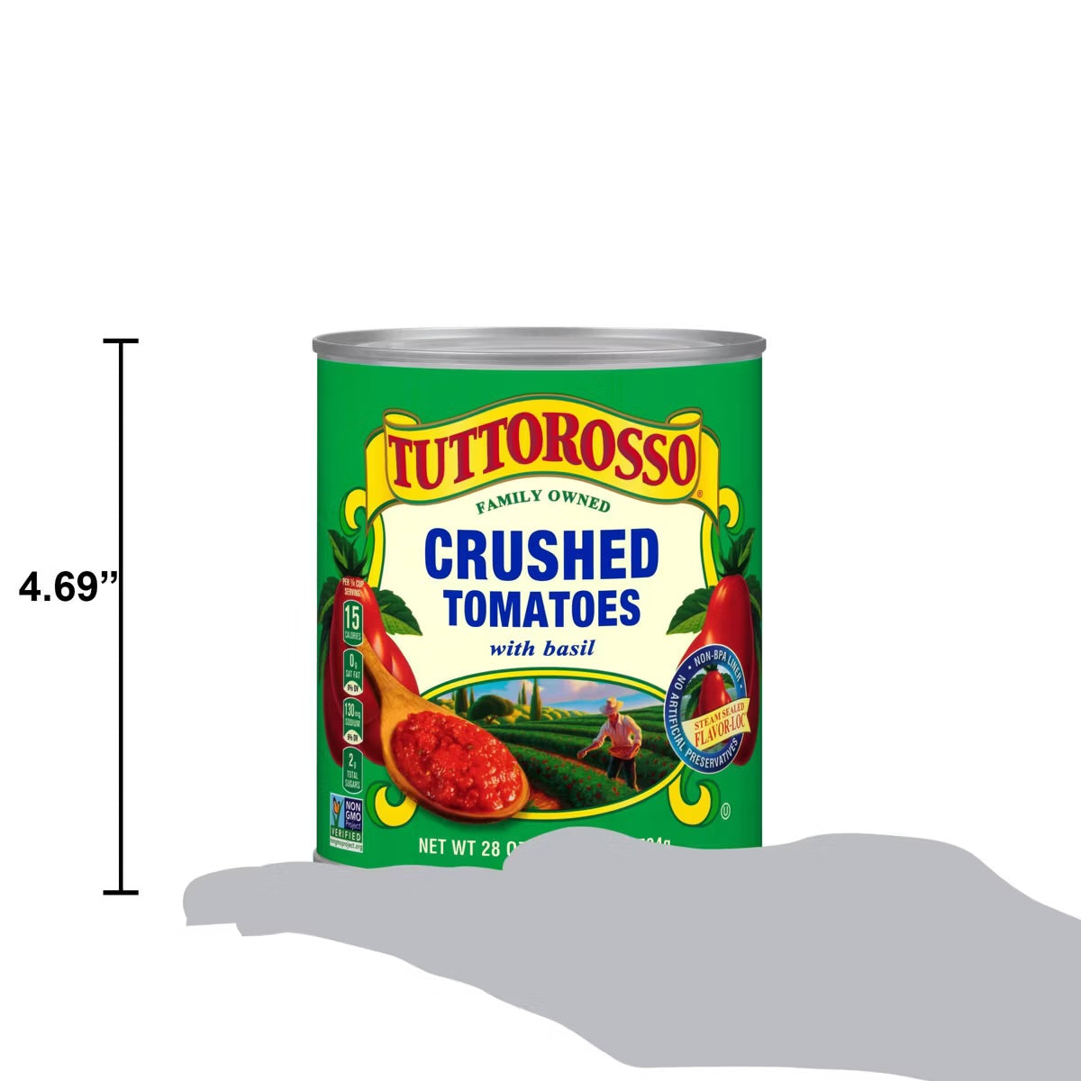 Tuttorosso Crushed Tomatoes with Basil 28oz