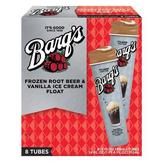 Barq's Frozen Root Beer and Vanilla Ice Cream Floats