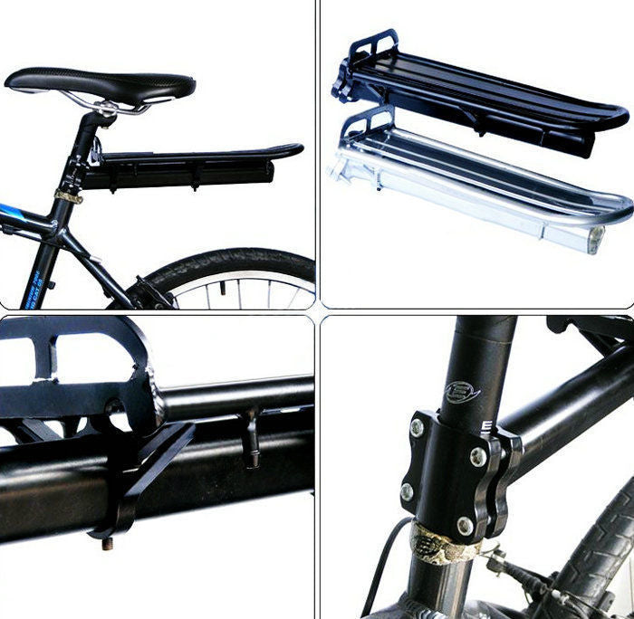 Bicycle Rear Rack Mountain Bike Flat Telescopic Carrier Bike Equipment Accessories Mountain Bike Rack