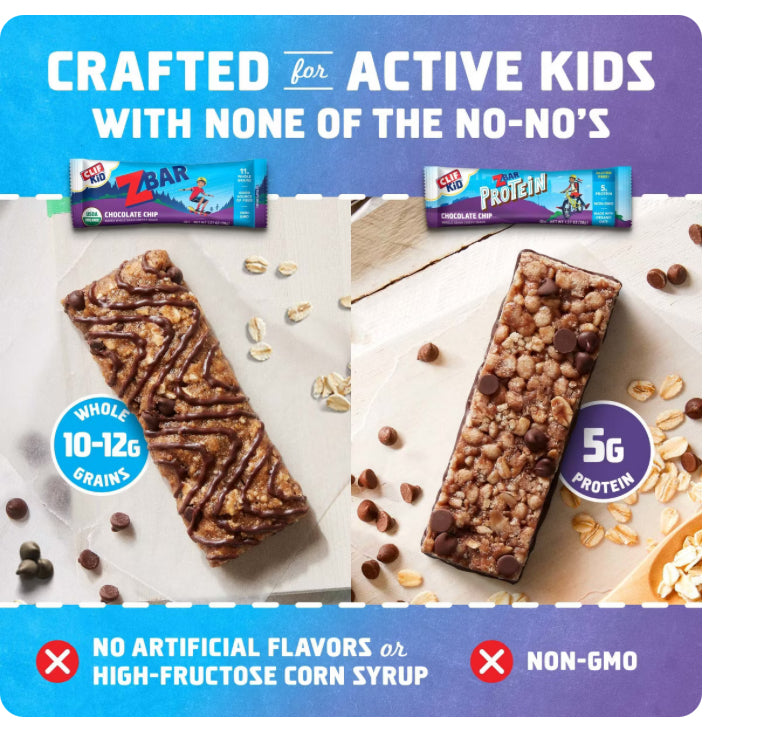 CLIF KID ZBAR Protein Snack Bar Variety Pack - 20.32oz/16ct